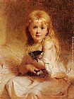 George Elgar Hicks Canvas Paintings - Young Companions